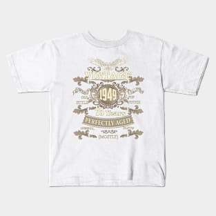 Timeless Treasures- Vintage Ornaments as a Thoughtful 75th Birthday Gift for Him Kids T-Shirt